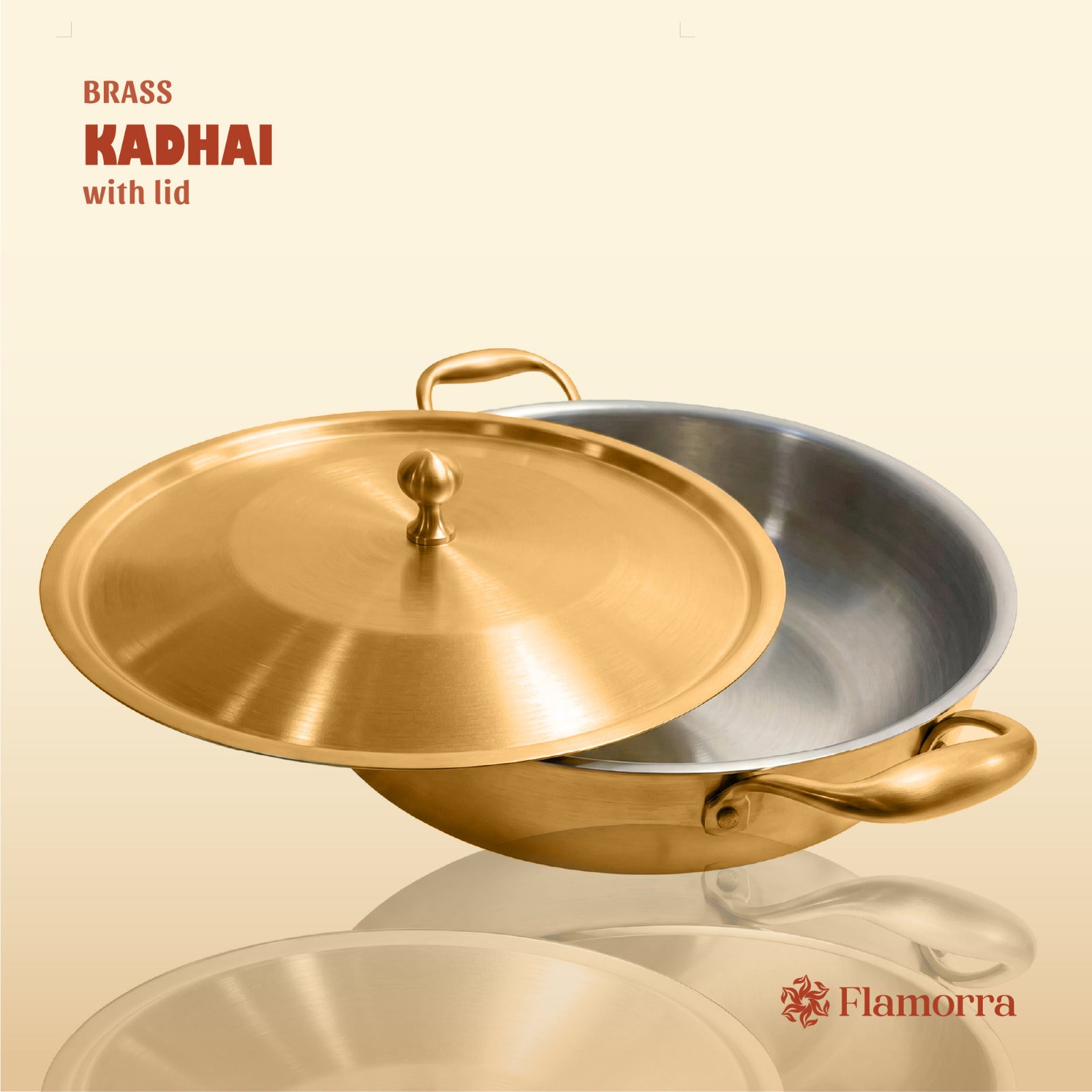 Flamorra Brass Kadhai